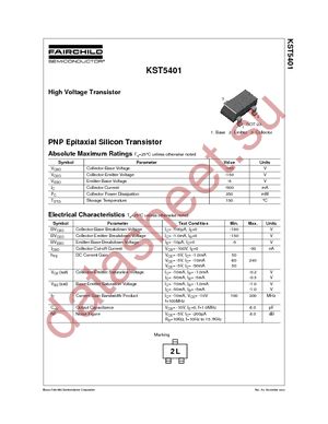 KST5401MTF datasheet  